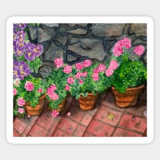 Blooming Garden Patio Sticker